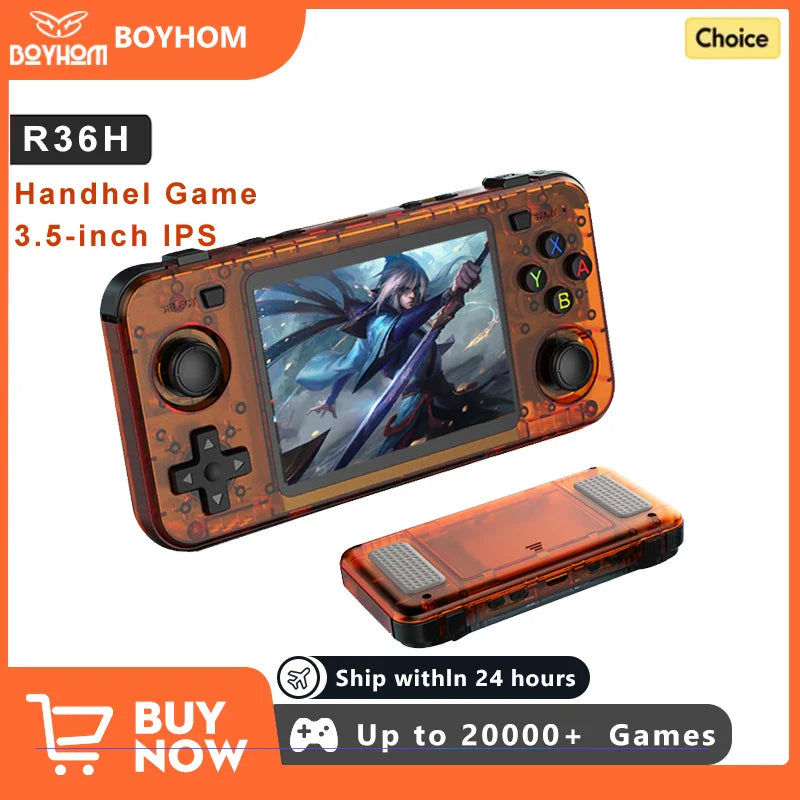 3.5-inch Handheld Retro Game Console — IPS Screen, 64GB, 3000mAh, Linux, 10,000+ Classic Games