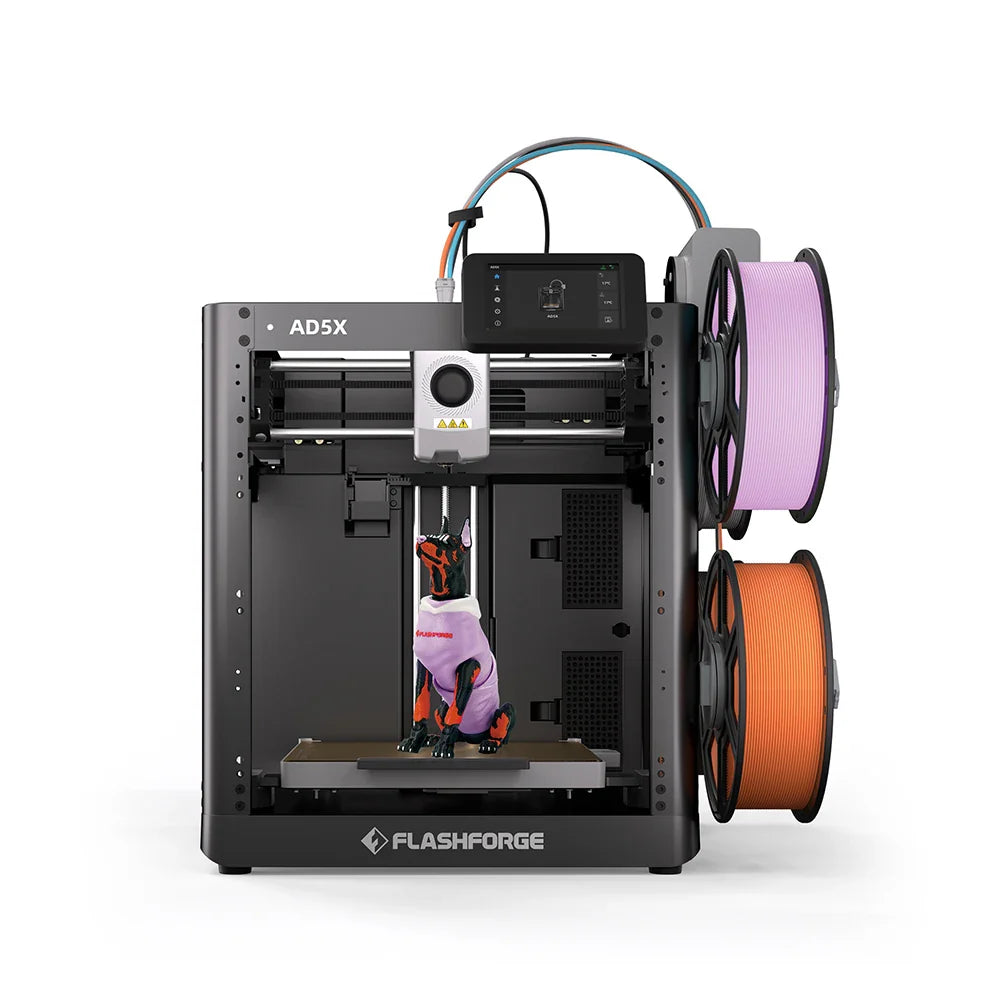 Multi-Color 3D Printer with Intelligent Filament System, One-Click Auto Leveling & Wi‑Fi — 220×220×220 mm (8.66×8.66×8.66 in)