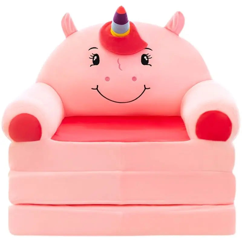 Kids Princess Sofa Removable Washable Foldable Children's Cartoon Armchair Toddler Couch