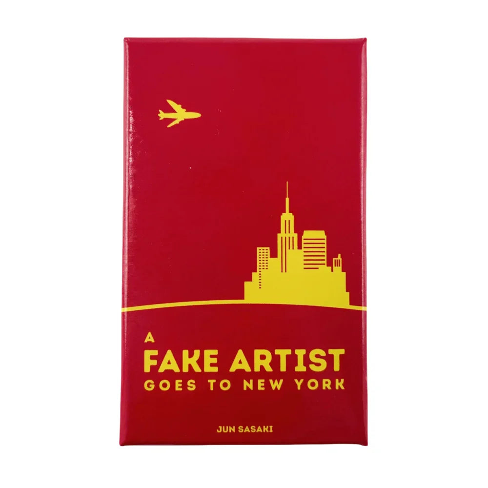 A Fake Artist Goes to New York Party Card Game – Creative Drawing & Bluffing Game for Groups