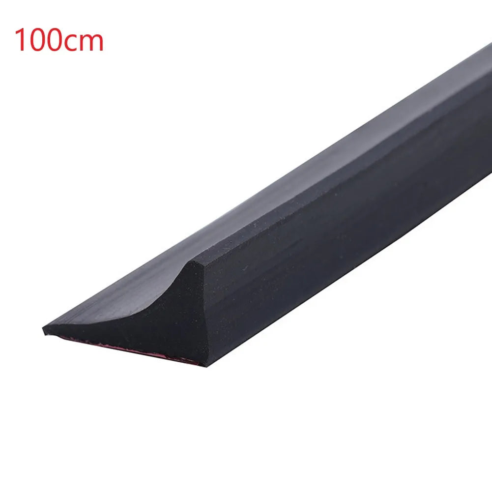 Silicone Shower & Kitchen Water Barrier Strip – Water Stopper Seal, 30/50/80/100/200 cm (11.8–78.7 in) – Transparent/Grey/Black/White