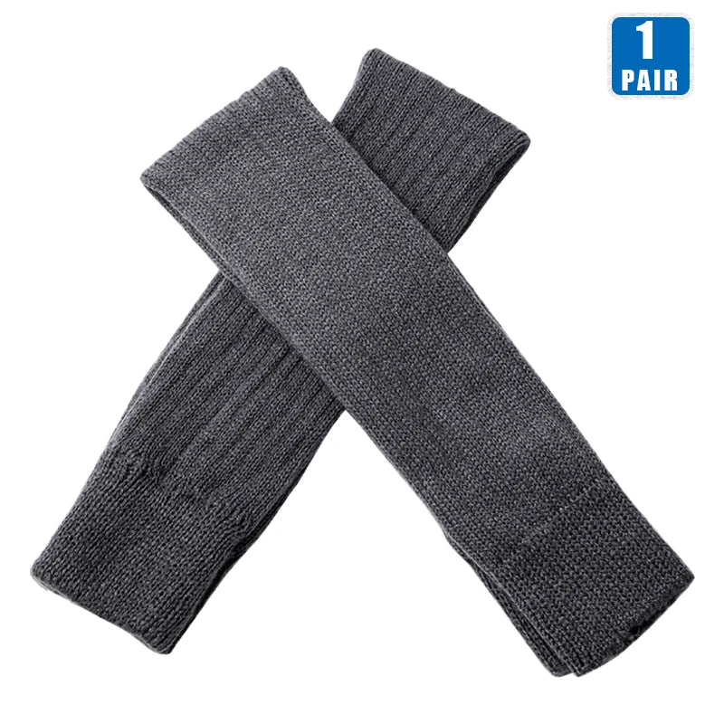 Women's Over-the-Knee Leg Warmers — Knit Boot Stockings, Open Heel Footless Thigh-High Socks, Soft Winter Gaiters, 27 in (68.6 cm) & 36 in (91.4 cm)