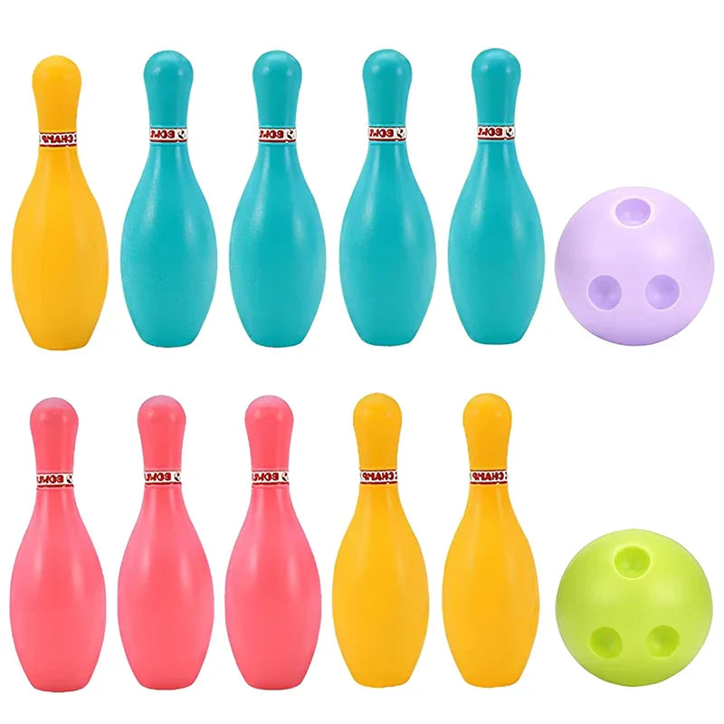 Kids Plastic Bowling Set – Colorful Pins & Balls for Indoor & Outdoor Family Game