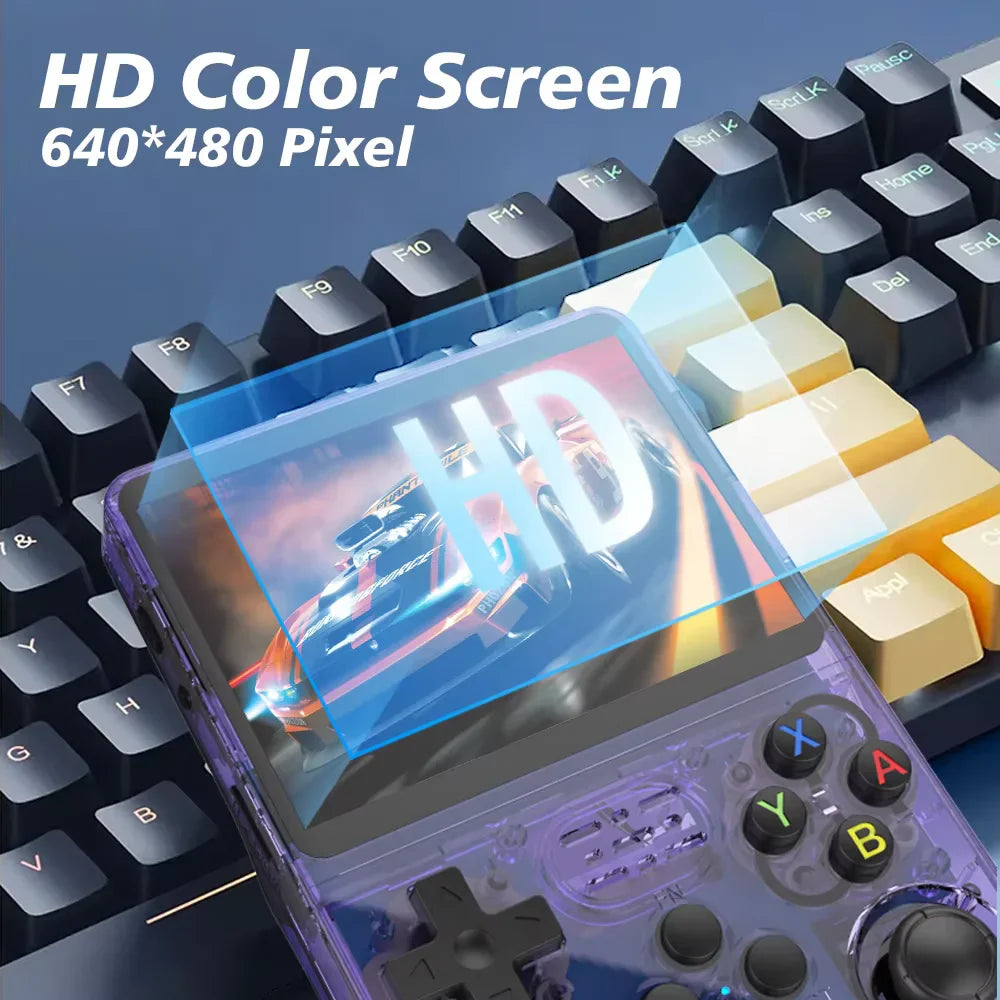 Retro Handheld Game Console 3.5-inch IPS | 15,000+ Games | Linux Portable Pocket Player | Dual RAM | 64GB/128GB