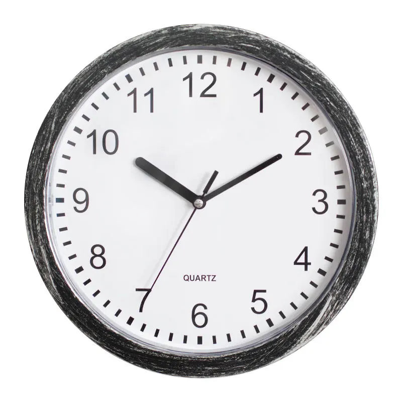 Hidden Safe Wall Clock 9.8 in (25 cm) - Secret Compartment Clock Safe for Cash, Jewelry & Keys - Silent Decorative Wall Clock