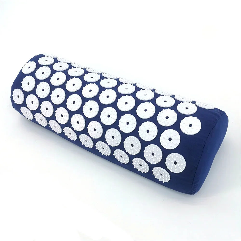 Acupressure Spike Mat & Pillow Set – 26 x 16 x 0.8 in (66 x 40 x 2 cm) Back & Neck Pain Relief Massage