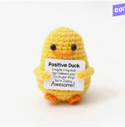 Handmade Mini Crochet Potato Plush Doll – Wool Knit Pocket Hug with Greeting Card, Funny Christmas & Holiday Home Decor Gift