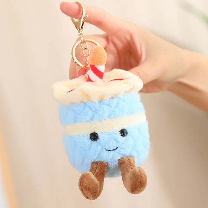 Cartoon Egg and Toast Plush Pillow Breakfast Stuffed Doll Cute Food Plush Gift