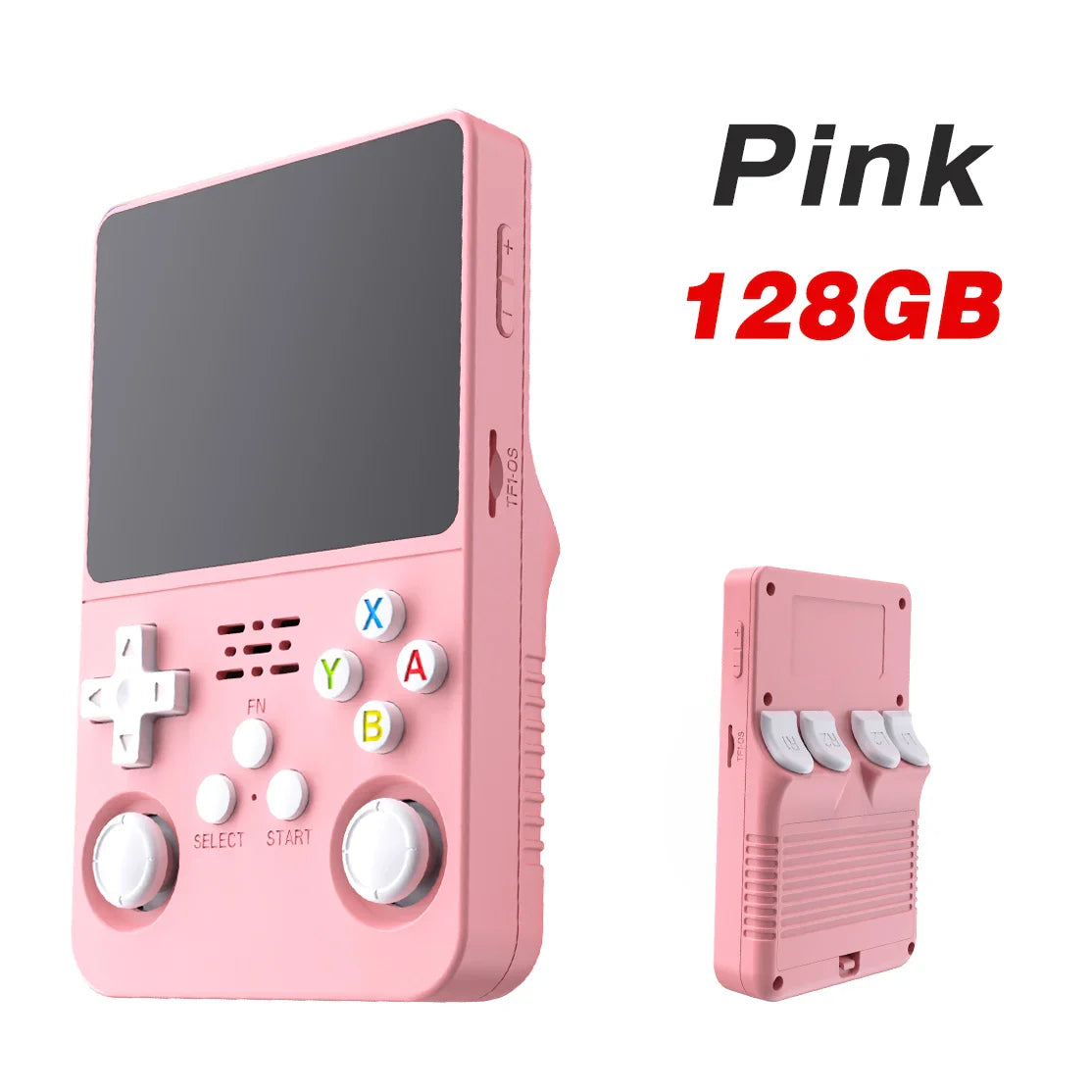 Retro Handheld Game Console 3.5-inch (8.9 cm) IPS Screen Portable Linux Video Player - 64GB/128GB, 15,000 Games