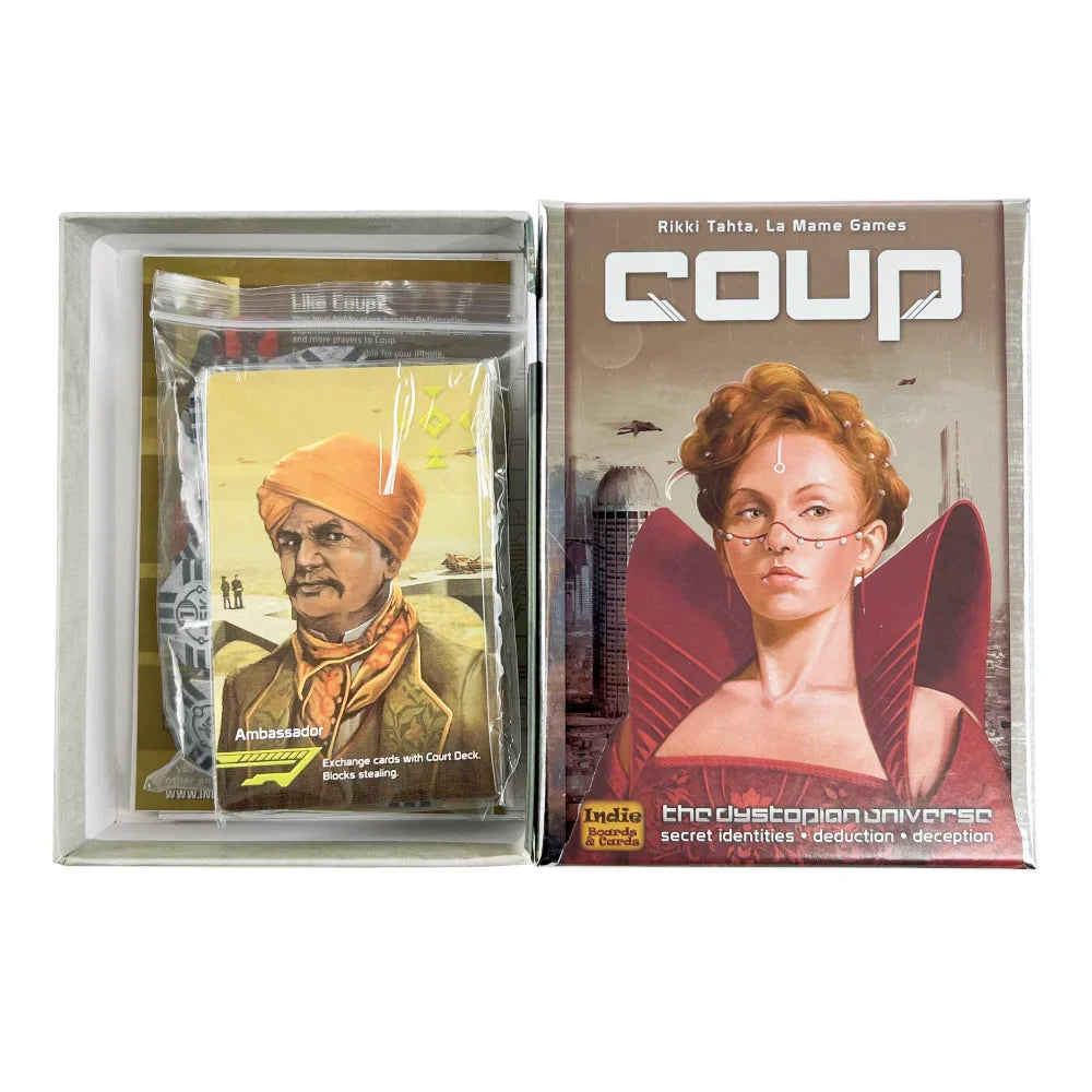 Coup Reformation Expansion Pack - Strategy Deduction Card Game
