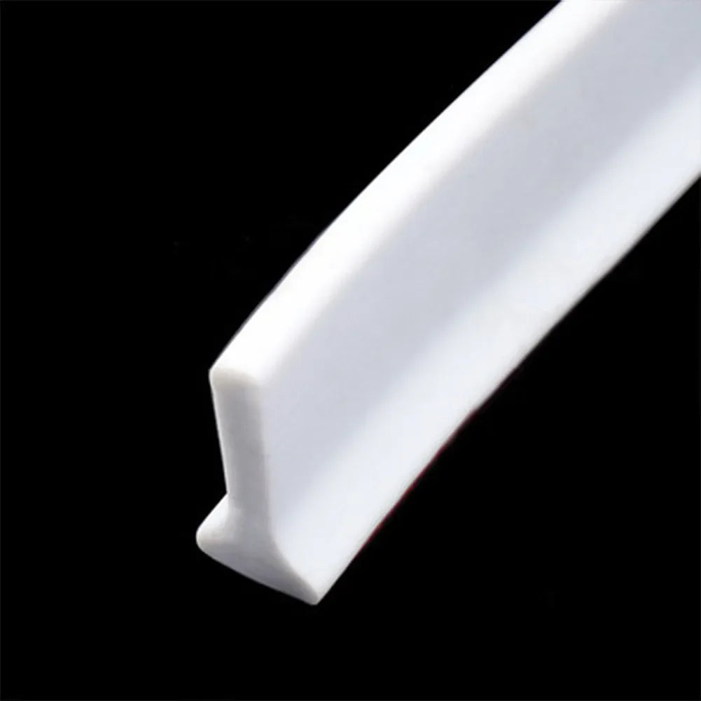 Flexible Silicone Shower Water Barrier Strip - Waterproof Shower Dam & Floor Seal (100–600 cm / 39–236 in Options)