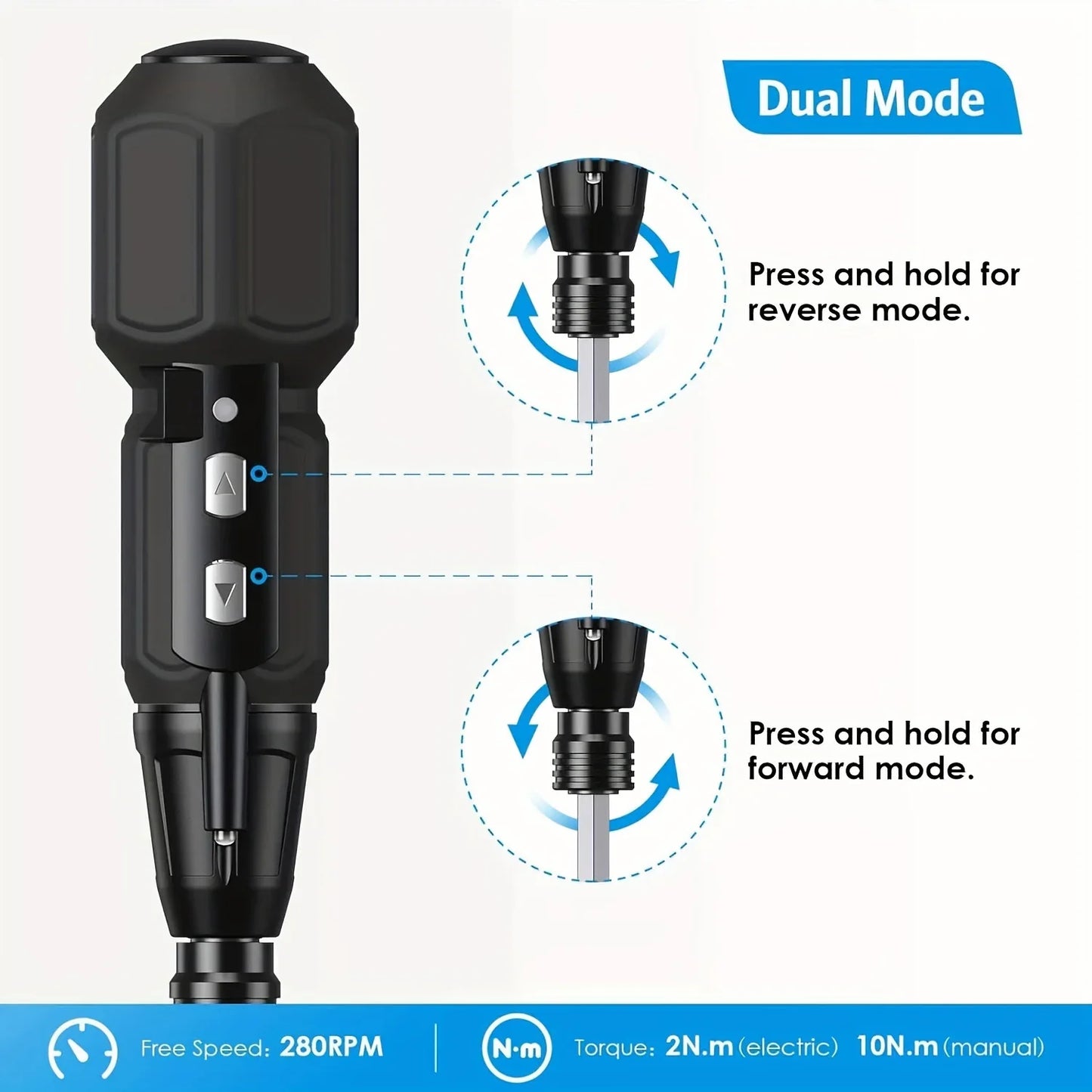 Rechargeable Cordless Electric Screwdriver Set – Portable Quick Repair Tool for Home & Electronics