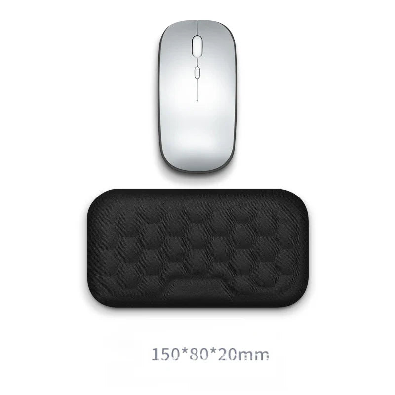 2-Piece Memory Foam Wrist Rest Set — Ergonomic Keyboard & Mouse Support with Non-Slip Base for Laptop & Desktop