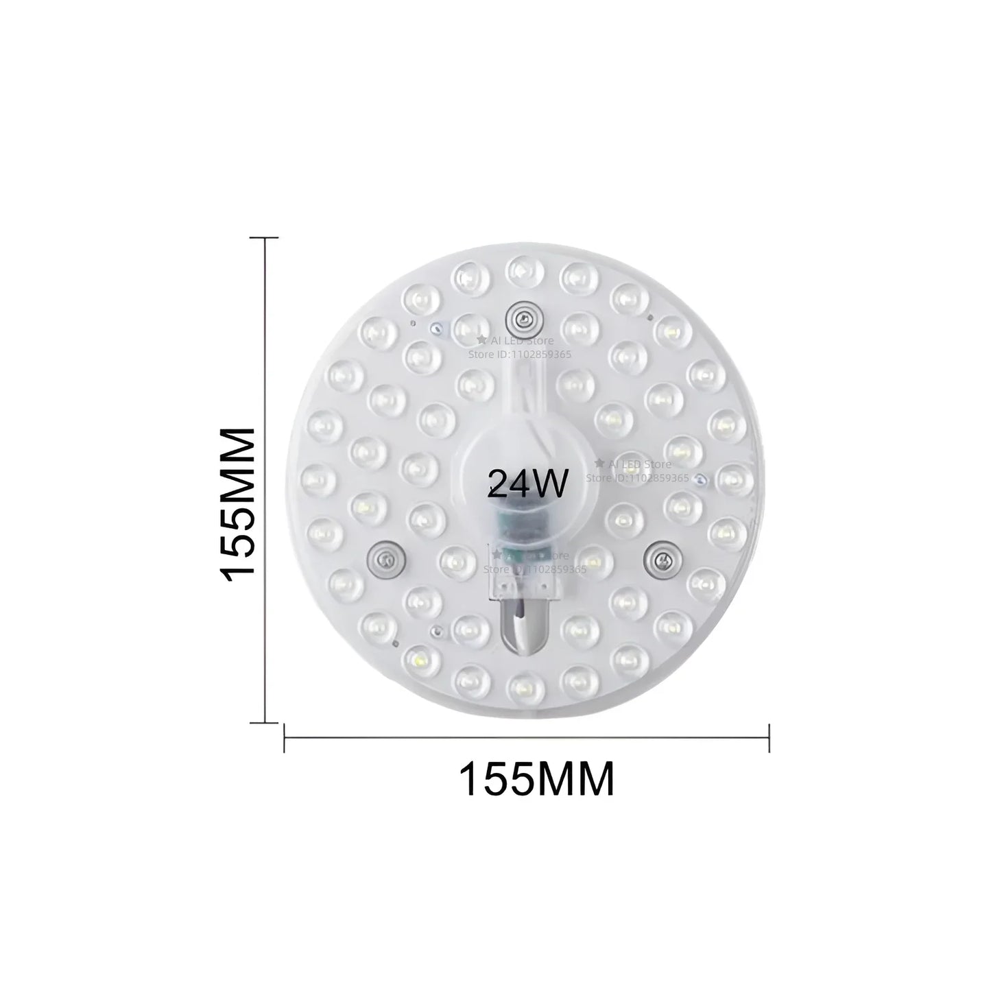 Round LED Panel Ceiling Light 12W–60W AC 220–240V Circular Flush Mount Lamp