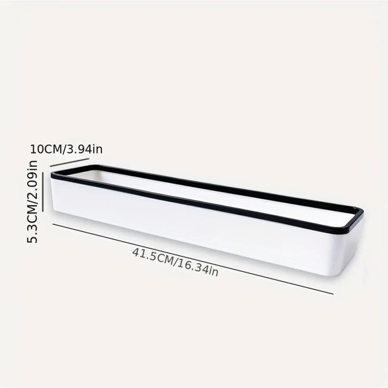 Over-Toilet Wall Shelf Organizer - Adhesive No-Drill Corner Bathroom Storage Rack, White