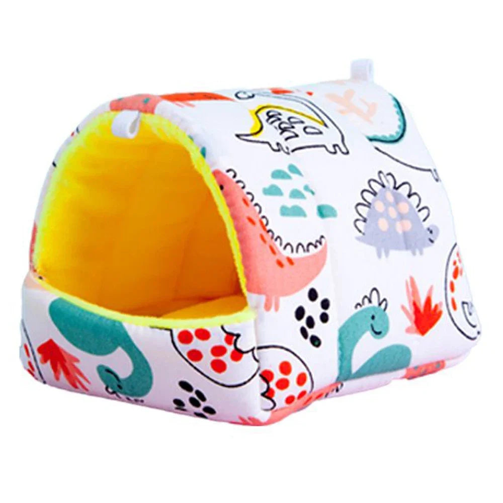 Hanging Cotton Nest Bed for Small Pets - Warm Flannel Hamster & Guinea Pig House (S/M/L/XL; 3.15–7.87 in / 8–20 cm)