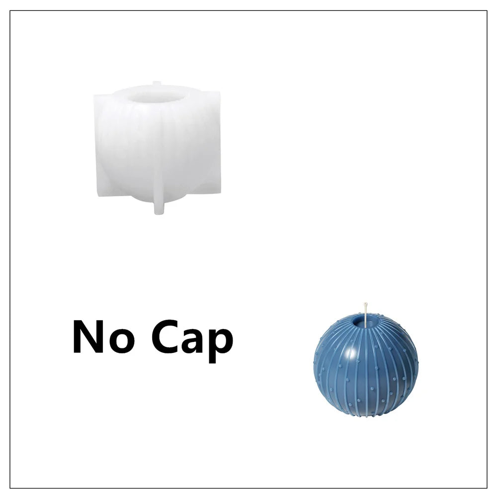 DIY Christmas Bauble & Tree Candle Silicone Mold Set, 3 Sizes, Platinum Silicone for Scented Candle Making