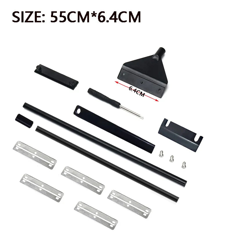 Aquarium Algae Scraper – Dual-Use Fish Tank Glass & Sand Cleaner, Available in 13.8 in (35 cm) & 21.7 in (55 cm)