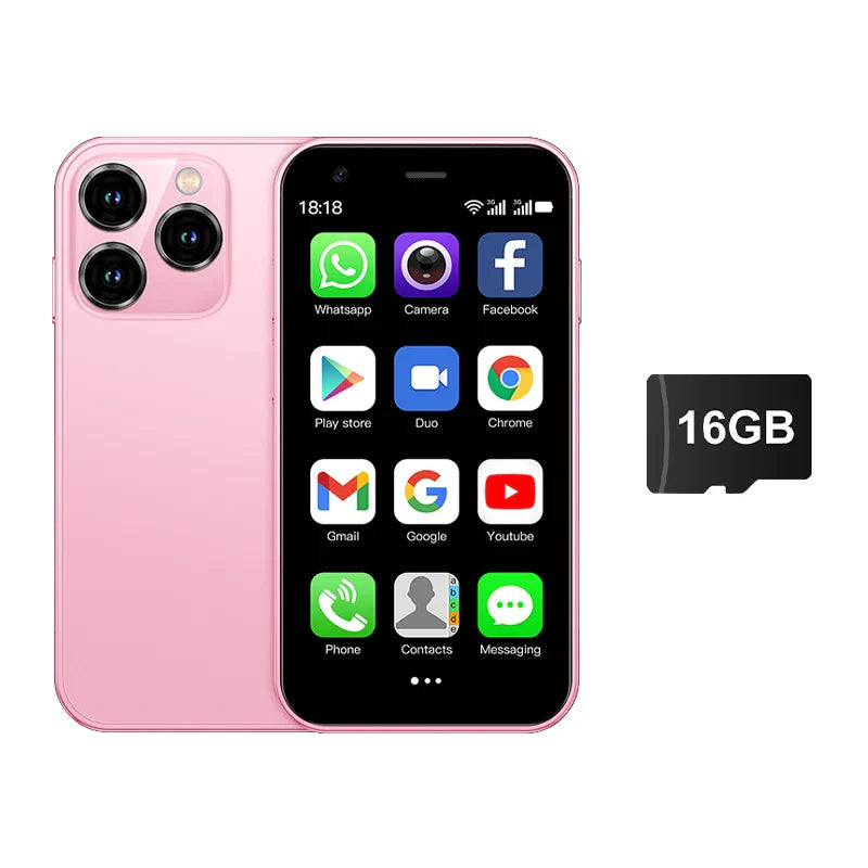Mini 3.0-inch (7.6 cm) Android 3G WCDMA Smartphone, Dual SIM, WiFi Hotspot, Google Play Pocket Phone