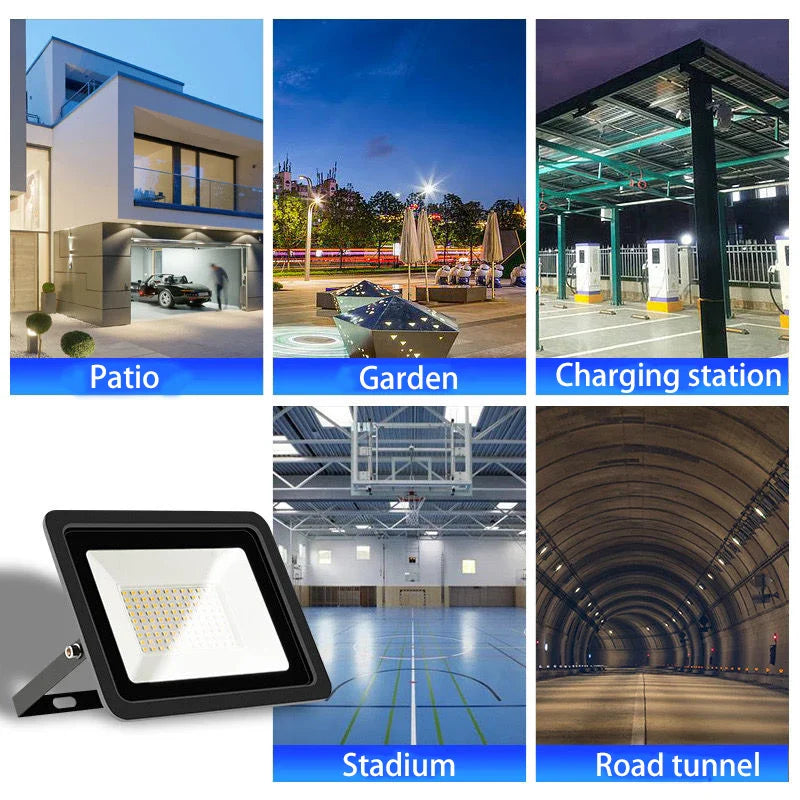 LED Flood Light AC 220V IP68 Waterproof Outdoor Garden Reflector Spotlight – 10W 20W 30W 50W 100W