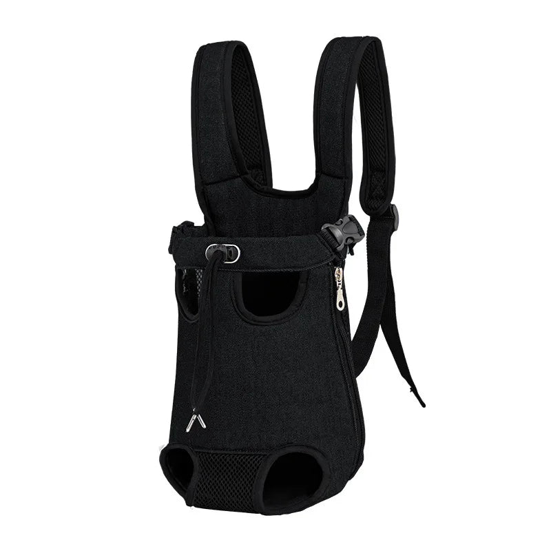 Breathable Camouflage Mesh Dog Carrier Backpack — Adjustable Pet Backpack for Small Dogs up to 22 lb (10 kg)