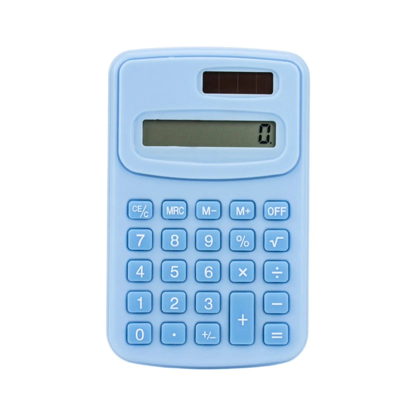 Pocket 12-Digit Solar & Battery Calculator – 4-Function Handheld for Students, Office, Accounting