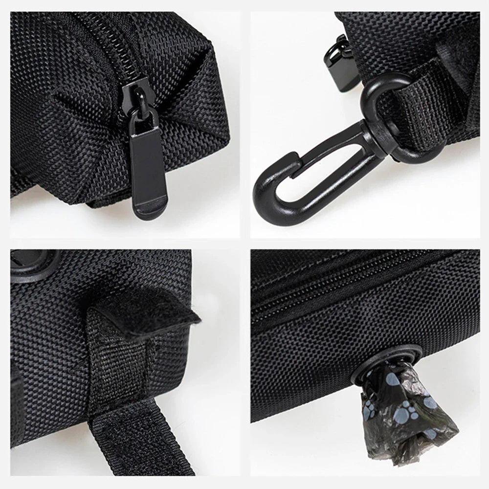 Portable Pet Waste Bag Dispenser — 1-Pack Dog Poop Bag Holder for Walks & Travel