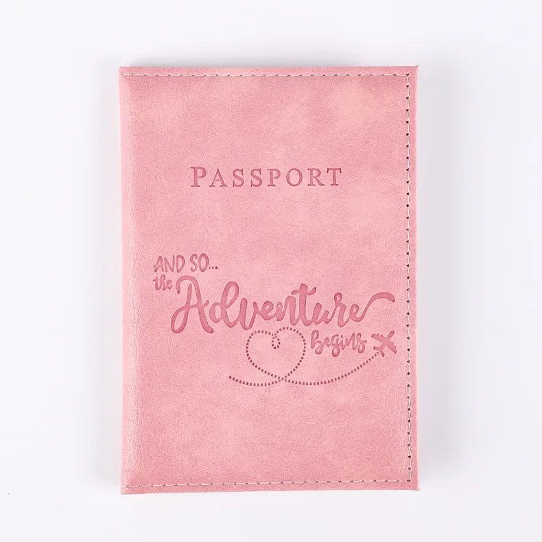 PU Leather Passport Holder Wallet – Travel Passport Cover & Card Case for Women and Men