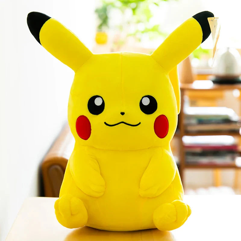 Kawaii Anime Plush Toys - Pikachu, Pichu, Charmander, Squirtle & Psyduck Soft Stuffed Dolls (8–12 in | 20–30 cm) - Kids Birthday & Christmas Gift