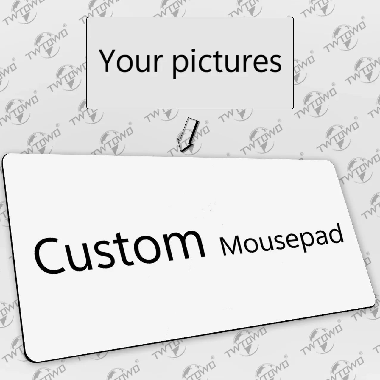 Custom Playmat Mouse Pad 600x350x2mm (23.6 x 13.8 x 0.08 in) Non-Slip Natural Rubber Gaming & Card Game Mat
