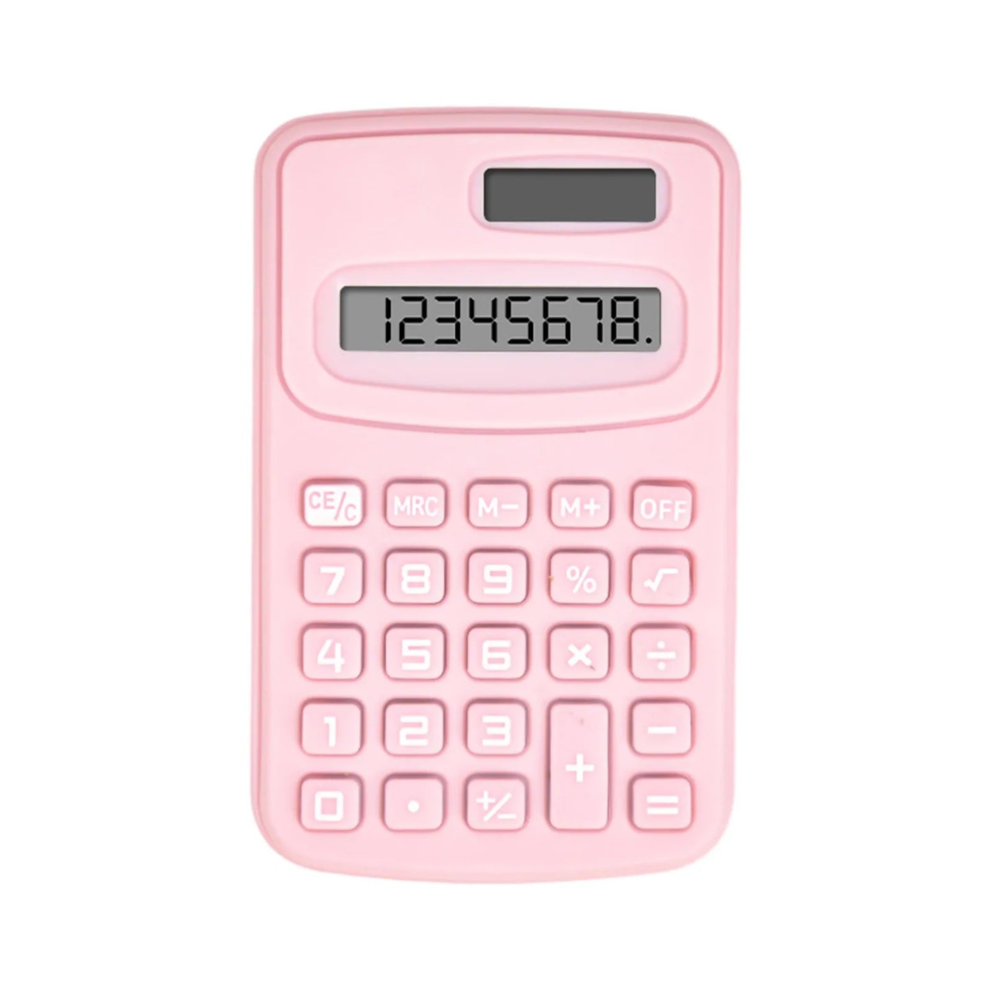 Pocket 12-Digit Solar & Battery Calculator – 4-Function Handheld for Students, Office, Accounting