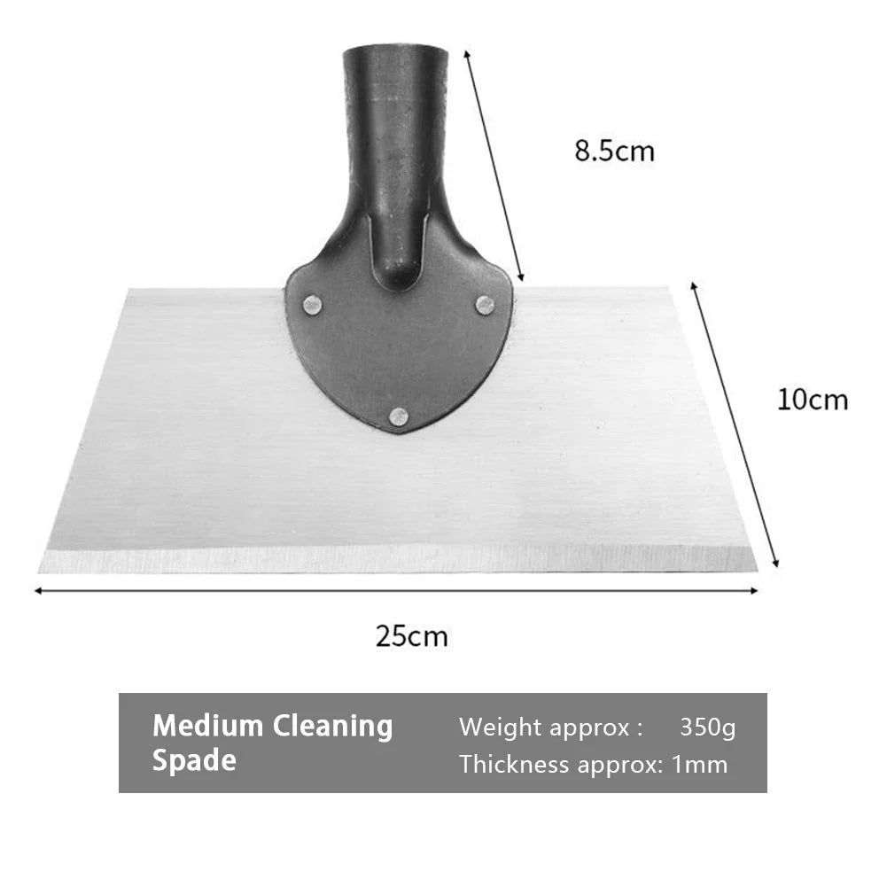 30 cm (11.8 in) Multifunctional Garden Shovel Manganese Steel Weed, Deicing & Planting Scraper