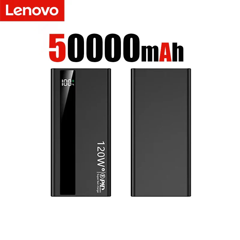 500000mAh 120W Fast Charging High-Capacity Portable Power Bank External Battery Charger for iPhone & Samsung