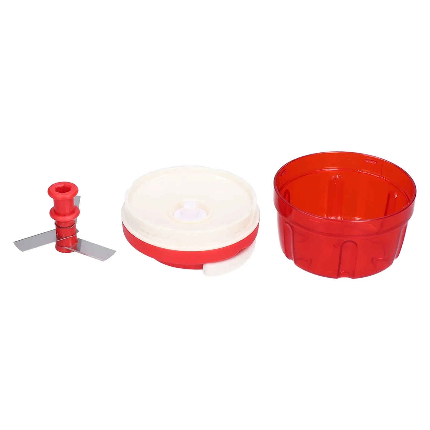 Manual Pull-Cord Vegetable Chopper & Meat Mincer – Multifunctional Hand-Powered Food Chopper for Garlic, Herbs & Veggies