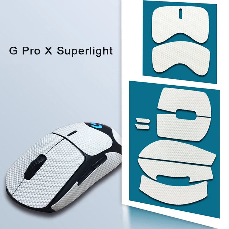 Mouse Grip Tape Skates for G Pro X Superlight, Non-Slip Sweat-Wicking Full-Body Sticker