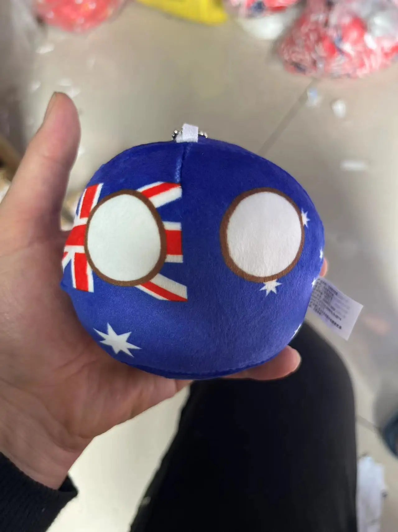 Polandball Countryball Plush Keychain 10 cm (3.9 in) 70 Designs Country Ball Pendant Stuffed Toy for Kids
