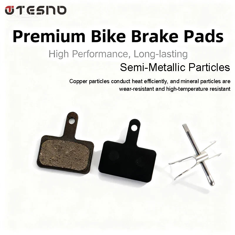 Resin Hydraulic Disc Brake Pads – Wear-Resistant MTB Brake Pads, Universal Fit for Hydraulic Disc Calipers