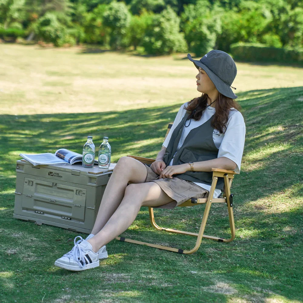 Folding Kermit Camping Chair – Portable Lightweight Carbon Steel Frame
