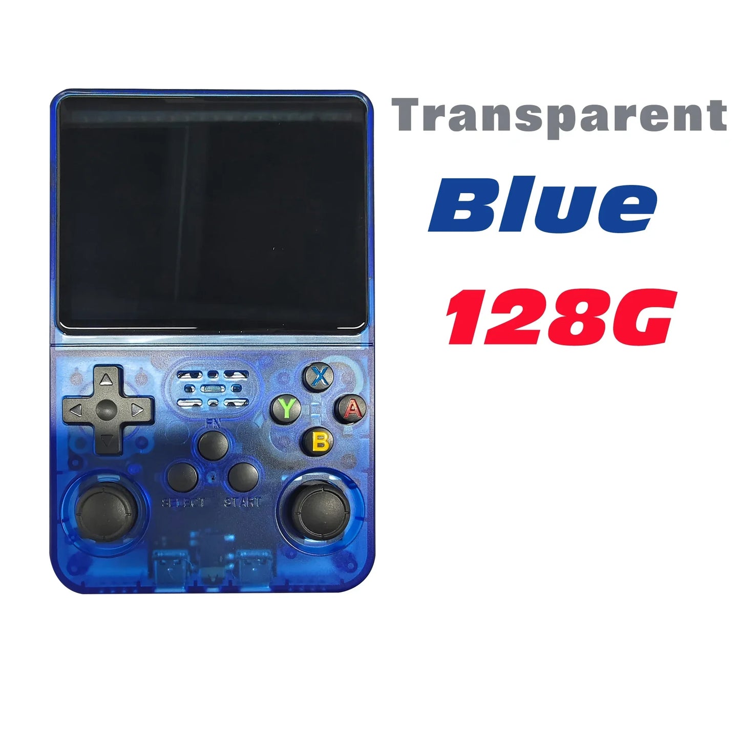 Retro Handheld Game Console 3.5" IPS (8.9 cm) 64GB Portable Linux Player, Preloaded 15,000+ Games, USB-C Charging