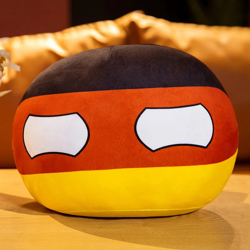 Polandball Countryball Plush Keychain 10 cm (3.9 in) 70 Designs Country Ball Pendant Stuffed Toy for Kids
