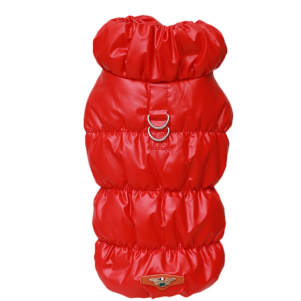 Padded Winter Pet Coat - Warm Windproof Jacket Vest for Small & Medium Dogs and Cats (S/M/L/XL)