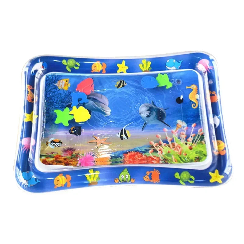 Inflatable Baby Water Play Mat Tummy Time Sensory Activity 66 x 50 cm (26 x 20 in)