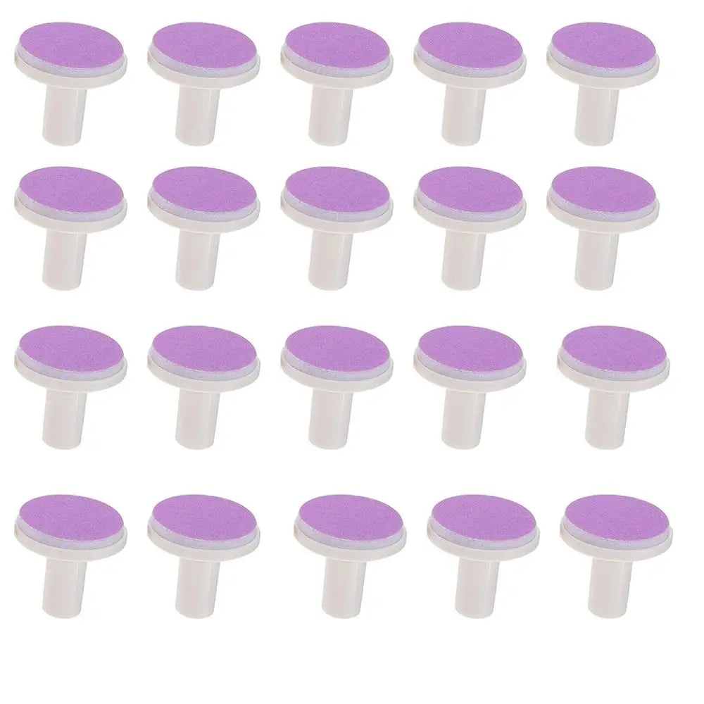 20-Pack Baby Nail File Replacement Pads for Electric Nail Trimmers, Grinding Heads for Newborns Infants Toddlers