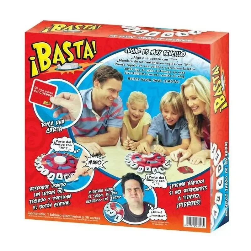 Spanish Word Game – Fast-Paced Letter-Press Party Game for Family & Kids