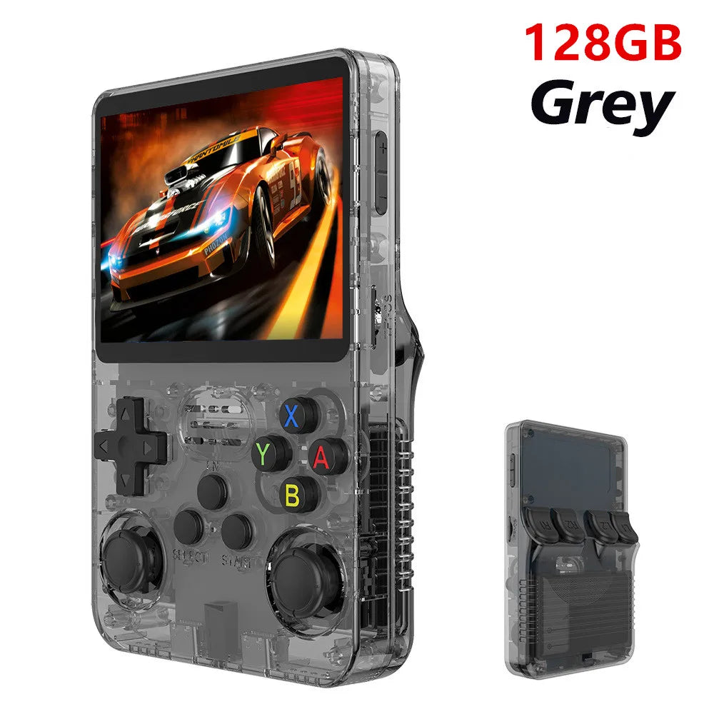 Retro Handheld Game Console 3.5-Inch (8.9 cm) IPS Screen, 128GB Preloaded with 20,000 Games, Portable Linux Pocket Player