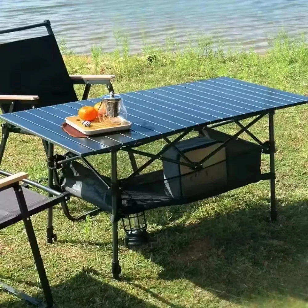 Lightweight Foldable Camping Table with Carry Bag, Portable Outdoor Picnic Beach BBQ Table