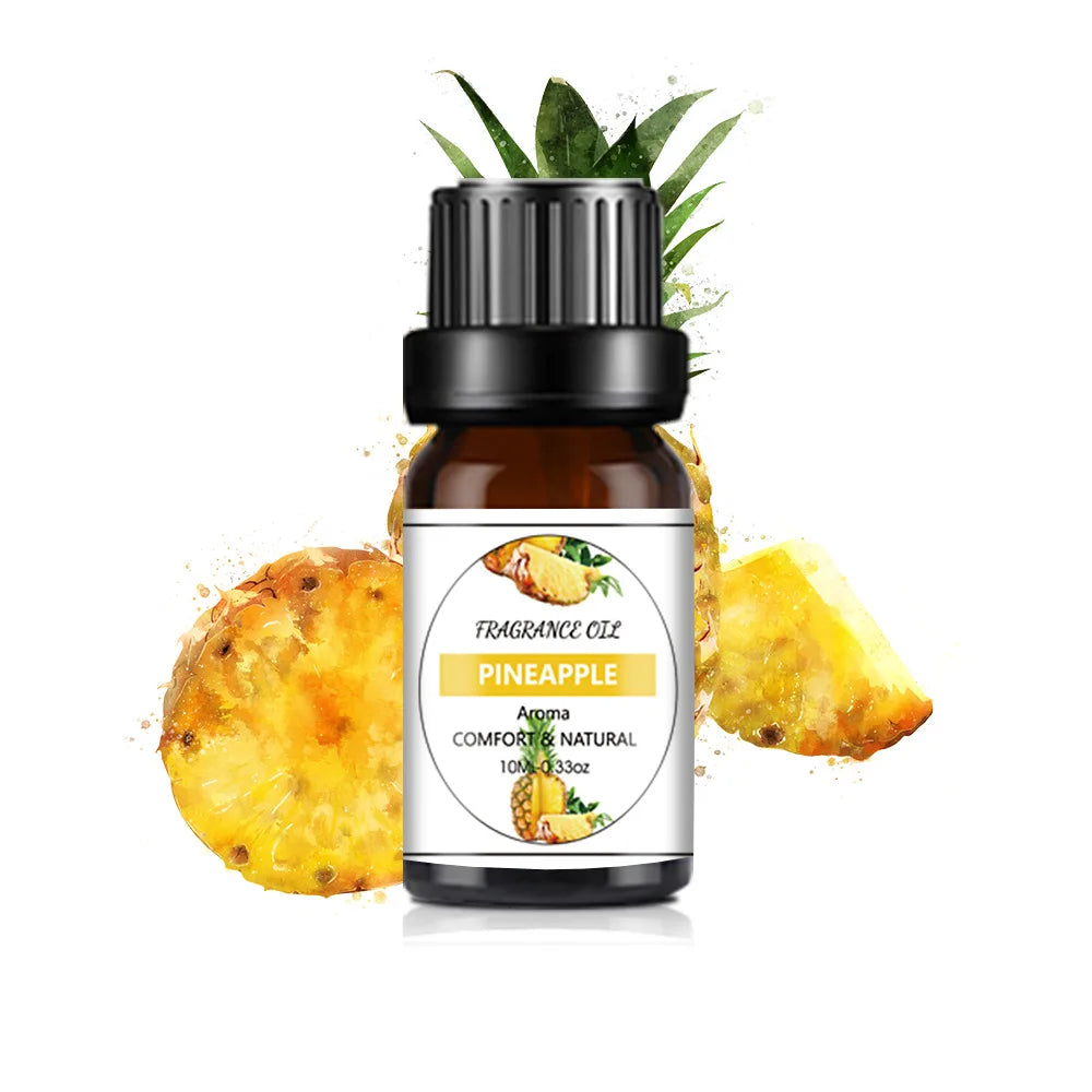 10ml (0.34 fl oz) Organic Essential Oil, 33 Scents Aromatherapy Fragrance Oil for Diffuser, Candle & Soap Making, Sleep