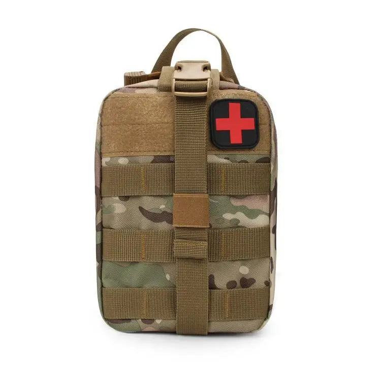 Tactical Molle IFAK First Aid Waist Pack – EDC Medical Pouch for Hunting, Hiking & Camping