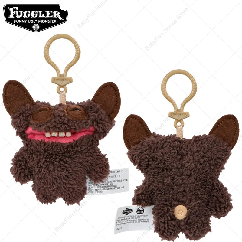 Funny Ugly Teeth Monster Plush Toy, Kawaii Wide-Eyed Rabbit Stuffed Doll Gift for Kids & Collectors