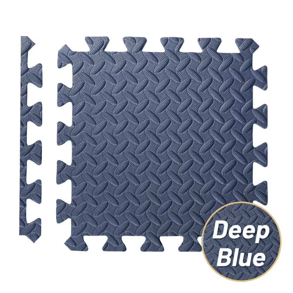 EVA Foam Interlocking Puzzle Exercise Mat Non-Slip Acupressure Massage Floor Tiles for Home Gym Playroom Garage